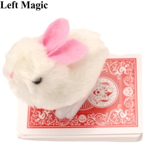 1set New Arrival Rabbit looking for cards prediction close up street magic tricks Easy to do Magicians children magic E3055