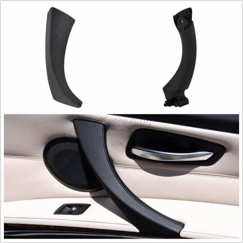 New Arrival Car Inner Handle Interior Door Panel Pull Trim Cover Black For BMW E90 E91 316 318 320 325 330 335