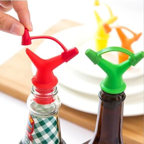 1pc Large and Small Hole Wine Stopper Kitchen Accessories for Pouring Soy Sauce Kitchen Tools Cocina Utensilios Kitchen Gadgets