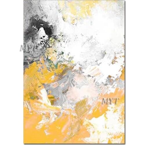 Simple Abstract Oil Painting Unframed Canvas Handmade Wall Decoration Art High Quality Paintings Artwork Entrance Canvas Art