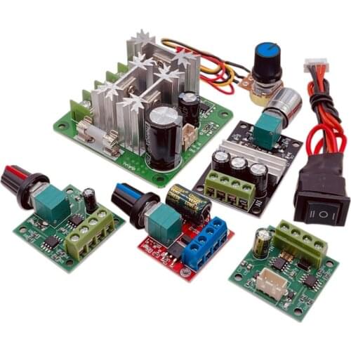 PWM DC motor speed controller 2A3A5A6A10A15A20A Motor control board 3V5V6V12V24V30V90V ESC module forward and reverse function