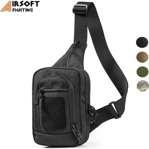 Tactical Chest Bag 1000D Shoulder Backpack Outdoor EDC Pack Pouch Hunting Camping Travel Bag