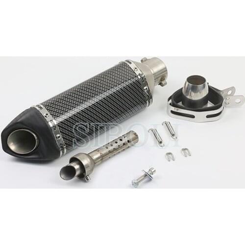 Universal Motorcycle Exhaust Modified Escape Scooter Dirt Bike For KAWASAKI Exhaust Muffler Fit Most Motorcycle ATV AK093