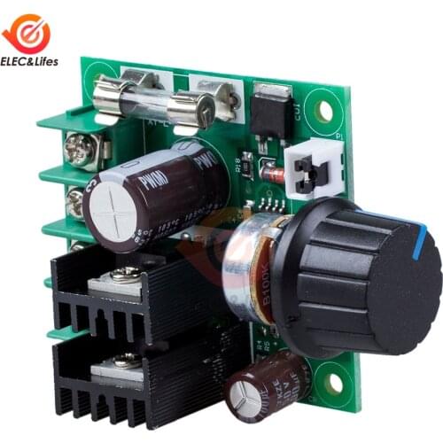 12V 24V 36V 10A PWM DC Motor Speed Controller with Knob Switch Adjustable Dimming Dimmer Module 400W motors Governor controller