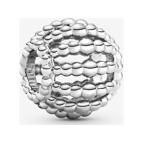 2020 Valentines Day 100% S925 Sterling Silver Beads Openwork Charms Fit Original Pan Bracelets Diy Jewelry For Women