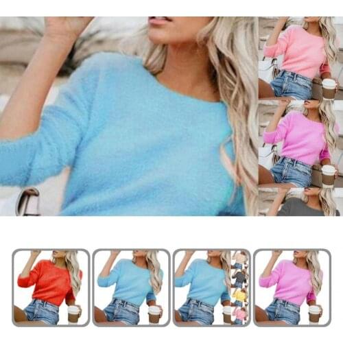 Good Workmanship All Match Long Sleeve Female Fall Top for Daily Wear Sweet
