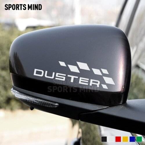 1 Pair Vinyl Car-Styling For Renault Duster Dacia Duster Stepway GT Accessories Automobiles Car Rearview Mirror Stickers Decals
