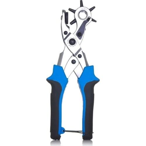 6 Models Leather Hole Punch Hand Pliers Belt Holes Tool Pince Multifonction Outil ferramentas manuais alicates