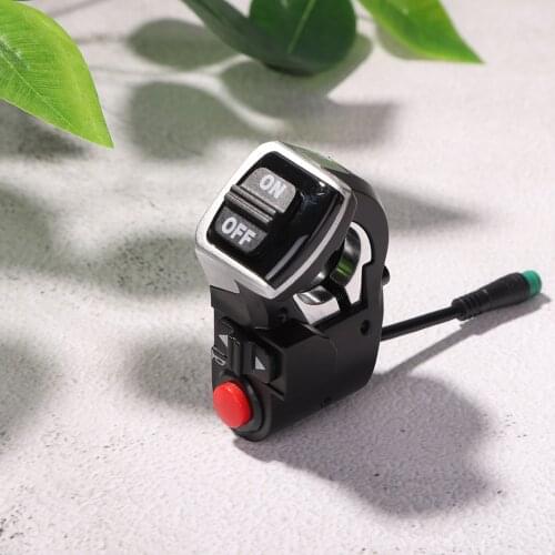 Electric Scooter Handlebars Switch Replacement E-scooter Headlight Horn Button on/off Turn Signals Front Lamp Switch