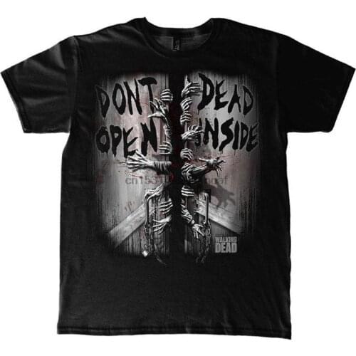 The Walking Dead Dont Open Dead Inside Official Zombie Tee T Shirt Mens Unisex