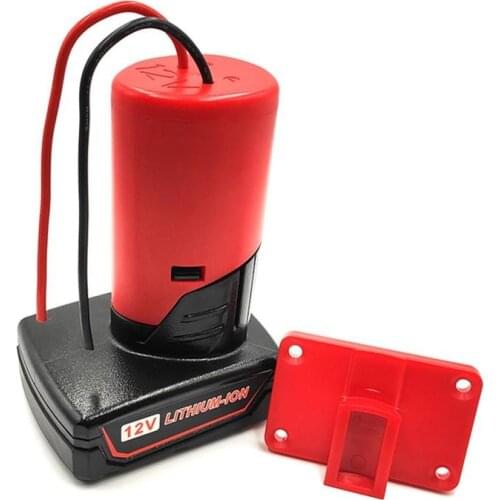 Tool Parts Usb Power Connector Charger Holster Device Adapter Battery For Milwaukee 10.8V Charging M12 Li-Ion 12V Q9U7