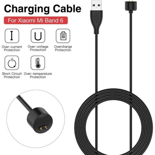 Charger Adapter Wire For Xiaomi Mi Band 6 Miband 6 Smart Wristband Bracelet Mi band 6 Charging cable Band6 USB Charger Cable