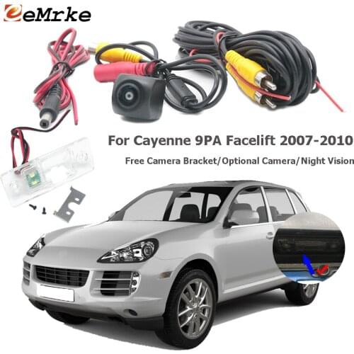 EEMRKE CCD Car Rearview Camera for Porsche Cayenne Type 9PA Facelift 2007-2010 Reverse Backup Camera Night Vision Parking