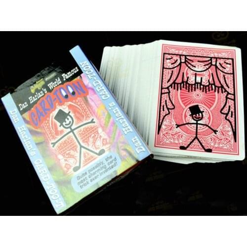 Card toon Magic Playing Card Funny Magic Trick Deck Pokers Playing Card Funny Card Animation Prediction Magic Prop Gimmick