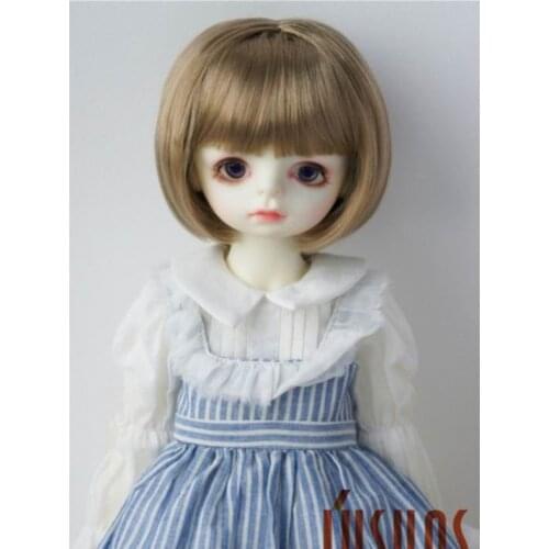 JD244 1/3 Lovely Short cut Layer Bobo BJD synthetic mohair wig size 8-9inch 9-10inch doll wigs