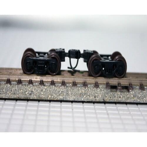 2pcs N Scale Bogie Simulation Train Model Toy Accessories 1/150 Train Model Wheels