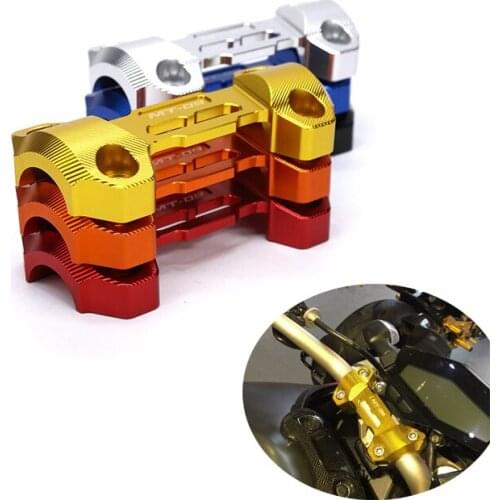 Motor Handlebar Fat Handle Bar Riser Mount Clamp Top Cover For Yamaha MT-09 MT09 FZ09 FZ-09 2013 2014 2015 2016 2017 FZ MT 09