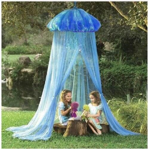 INS New Baby Jellyfish Tent Mysterious Ocean Wind Dome Hanging Bed Curtain Home Decoration Childrens Room Mosquito Net