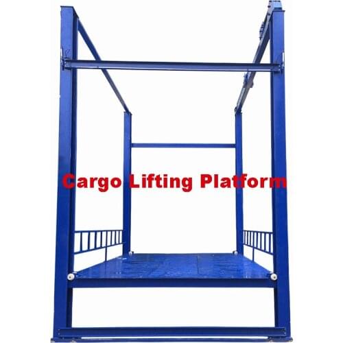 Auto Workshop Elevator Equipment with ISO9001 CE SGS floor lift hydraulic transmission elevator for car launch planform lifting