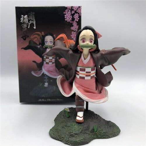 Demon Slayer Kimetsu No Yaiba Kamado Nezuko Running Ver. PVC Figure Collectible Model Toy 13cm