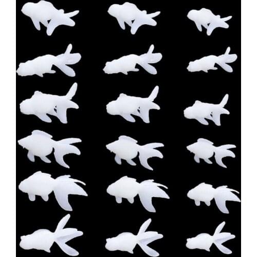 6 Shapes DIY Silicone Mini Goldfish Modeling Cute Fish Resin Art Mold Fillers Fish Shape Jewelry Fillings Jewelry Making