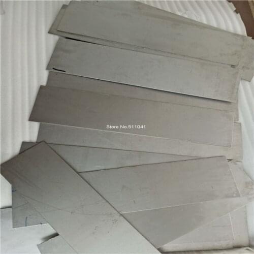 Titanium alloy metal plate grade5 gr.5 Gr5 Titanium sheet size 2mm*45mm*590mm wholesale price ,Paypal ok,free shipping