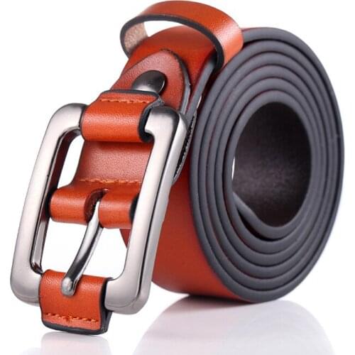 2019 Hot Designer Belts For Womens Dress Genuine Leather w/3.0cm Waist Strap Retro Pin Buckle Cowskin Belt Women Luxury Belts