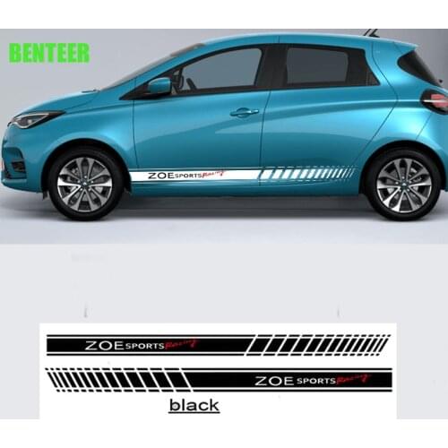 1set Car Side Body Sticker Exterior Decoration Sticker For Renault Dacia ZOE