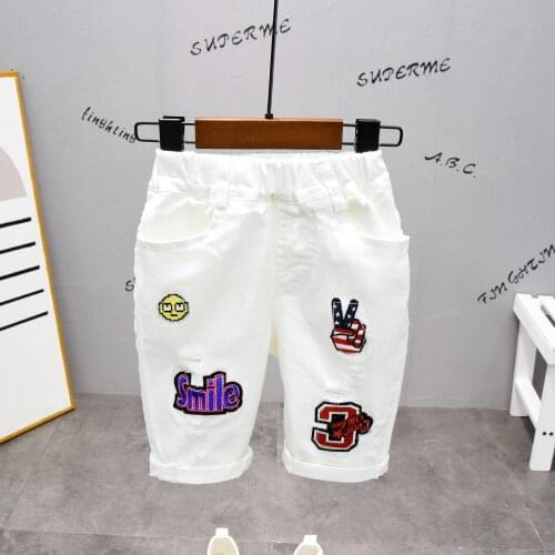 2021 Boys Denim Shorts Baby Boy Knee Length Pants 2-7 Years Kids Summer Casual Jeans Childrens Cowboy Short Pants