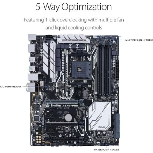 Used ASUS PRIME X370-PRO motherboard for AMD AM4 DDR4 USB2.0 USB3.1 64GB X370 Desktop motherboard