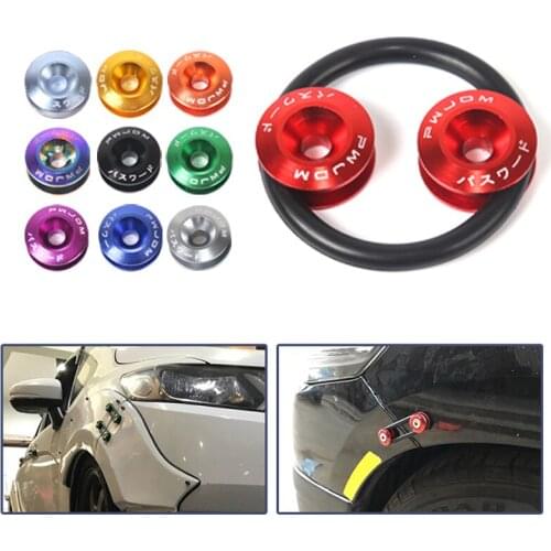 Racing JDM Quick Release Fasteners Are Ideal Fixed Buckle For Front Bumpers, Rear Bumpers, And Trunk / Hatch Lids