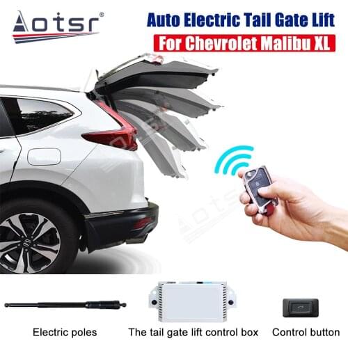 Electric Tail Gate Lift For Chevrolet Malibu XL 2016 One Foot Activated Feature With Remote Control Drive Seat Button Control