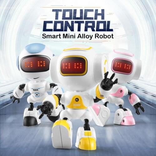 JJRC R9 RC LED Light Intelligent Interactive Touch Sensing Voice Robot Kids Toy