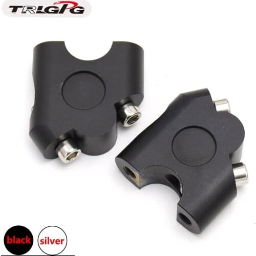 Motorcycle Handlebar Riser Bar Mount Handle Clamp Universal 22mm 7/8" Extend Adapter FOR KAWASAKI Z800 Z900