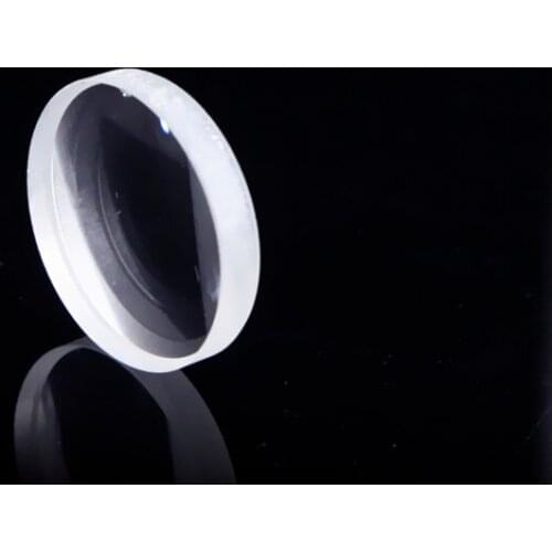 50.8mm diameter quartz plano-convex lens high-precision focusing condenser material pure white glass