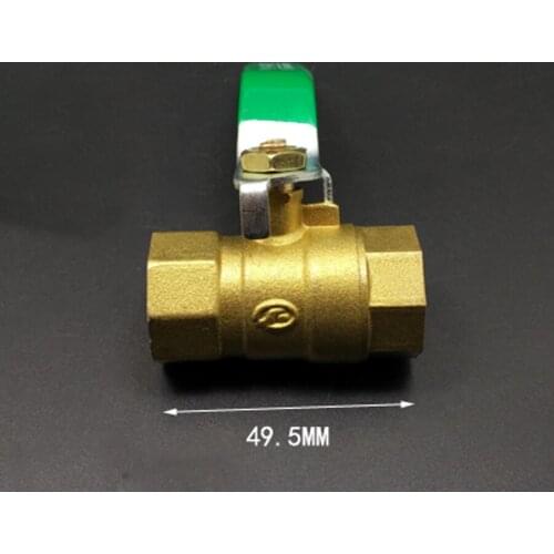 DN15 1/2" BSP Female Mid-Body Brass Ball Valve Water Gas With Handle