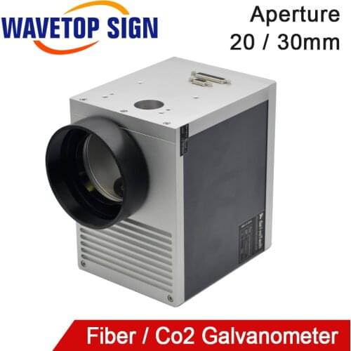 WaveTopSign Aperture 20mm 30mm 1064nm 10.6um Fiber or Co2 Laser Scan Galvanometer Digital Signal for YAG Laser Engraving Machine