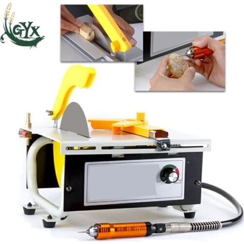 1280W multifunctional desktop grinder high-power jade engraving machine grinding machine polishing machine woodworking table saw