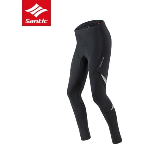 Santic Men Cycling Pants 4D Pad Pro Mountian Road Bike Pants Reflective Long Trousers Spring MTB Bicycle Pants Ropa Ciclismo