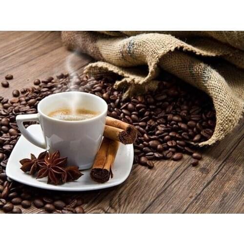 New arrival Coffee cup DIY diamond embroidery painting set square full cross stitch rhinestone stick mosaic crafts painting