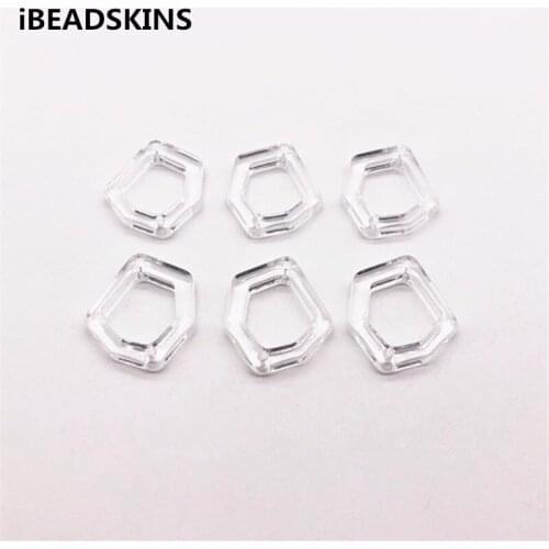 New arrival 32x27mm 270pcs clear Acrylic geometric connection for stud earrings/earrings accessories/Earring parts/ jewelry DIY