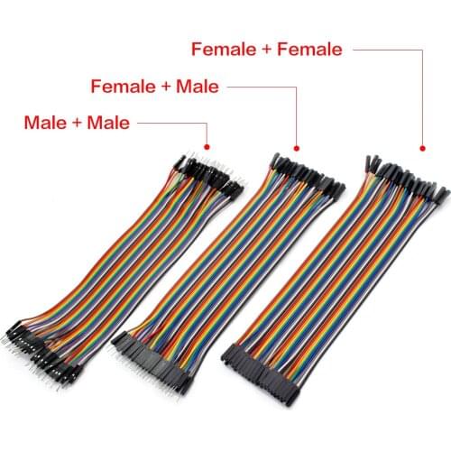 Electric Cable Jumper Wire Copper Male TO Male Female TO Male Female TO Female Wire 30 20 10cm For Arduino Diy Kit