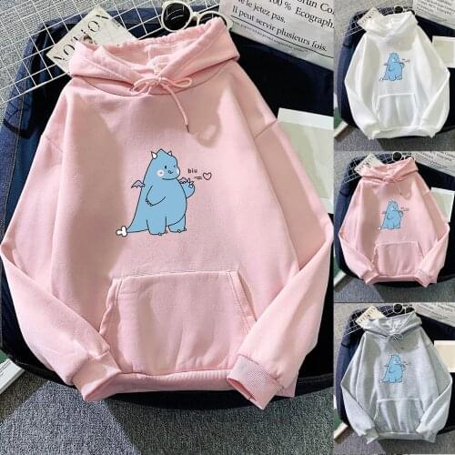 Oversized hoodie sweatshirts Hooded With Pocket Women pulovers essentials Female sweatshirt anime clothes Loose harajuku jacket