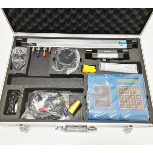 Ultrasonic Flow Meter TUF-2000P SD card function built-in printer DN15-DN100mm HS Bracket Transducer portable flowmeter