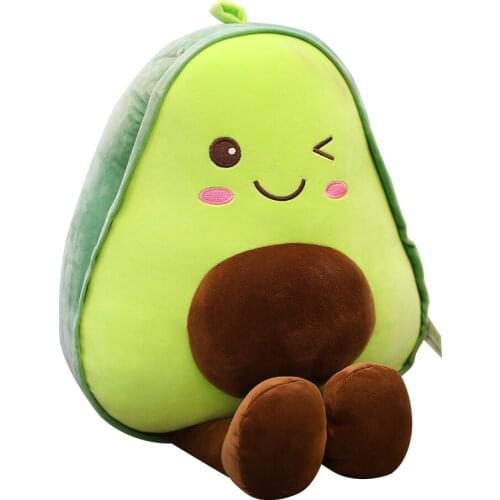 1PCS 30/45/60/85cm cute net red avocado pillow soft fruit plush stuffed toy sofa bedroom pillow kid toy home decor birthday gifs