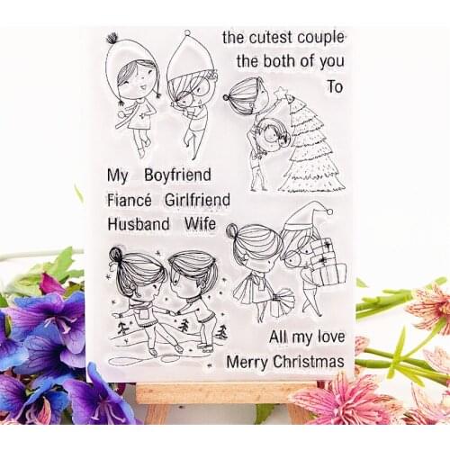 10.5x15cm Easter elf Transparent Clear Stamps Silicone Seals Roller Stamp DIY scrapbooking photo album/Card Making