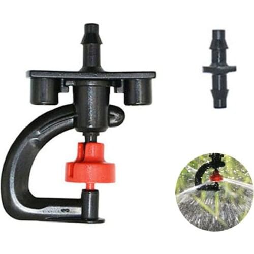 200Pcs 360 Degree Rotating Refraction Sprinklers G-Type Hanging Refract Water Saving Atomizing Nozzle For Watering & Irrigation