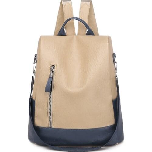 2021 New Designed PU Leather Backpacks For Women Anti Theft Bags For Women Luxury Female Girls School Travel Bagpack Bags