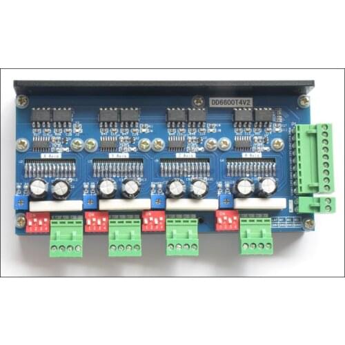 Brand New Design 4 Axis 2 Phase Stepper Motor Driver 4A16 Subdivision TB6600 DD6600T4V2