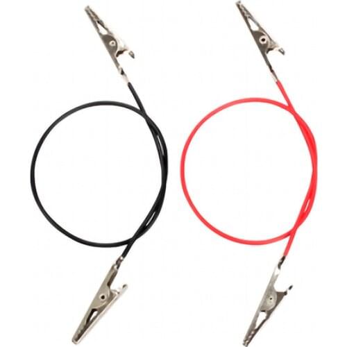 5 pcs Experimental wire Double headed alligator clip Circuit wire Teaching demonstration Circuit assembly experiment Link line